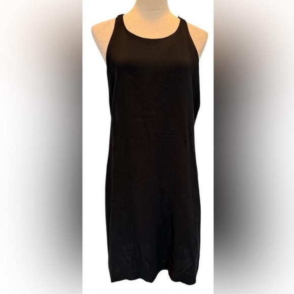 NWT Zara Twist Back Black Dress - Picture 6 of 6
